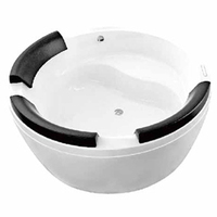 Fournisseur d'usine pas cher extérieur rond acrylique surf massage baignoire Spa bains à remous