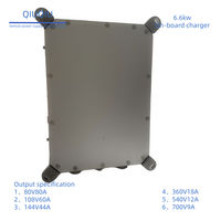 Chargeur embarqué OBC EV ACDC à refroidissement par air et liquide 3,3 kW 6,6 kW 2 kW 10 kW 20 kW
