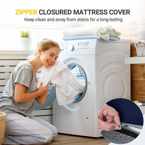 コンバーチブルモダン折りたたみ式<span class=keywords><strong>4</strong></span>インチキャンプベッドトッパートリ折りたたみ式マットレスゲストベッドホーム家具 - Product Image 6