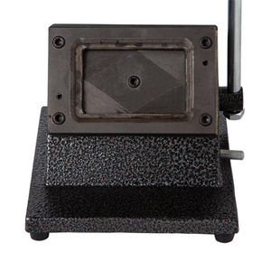 Manual Punching <b>Machine</b> Credit Card Size Plastic PVC Die Cutter with Red Handle Easy To Operate - Product Image 5