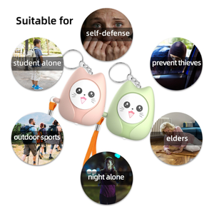 Nouvel Alarme Portable Haute Sensibilité 130 dB en ABS pour Enfants et Étudiants, Dispositif d'Appel d'Urgence Anti-Loup pour l'Extérieur 2025 - Product Image 6
