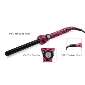 Professioneller elektrischer Keramik-Lockenstab ohne Clips, 25 mm, mit PTC-Heizung und LED-Temperaturanzeige für alle Haartypen - Product Image 5