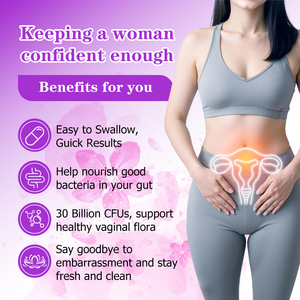 Cápsulas de Probióticos Vaginales Oem Odm con Actividad Total que Promueven y Fortalecen el Equilibrio del PH Vaginal y los Niveles de Levaduras - Product Image 5