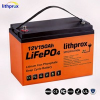 Batterie de remplacement pour fauteuil roulant Grade A LFP Cell 12V150AH Lifepo4 Longue durée de vie pour véhicule de mobilité CE UL