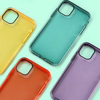 Liquidation : Coque de téléphone antichoc colorée en TPU TPE pour iPhone 16 Pro Max 15 14 17 8, Housse de téléphone portable vierge pour impression