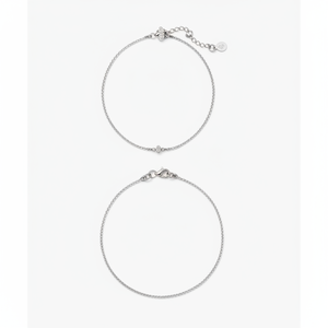 Ensemble de bracelets tendance religieux à motifs géométriques, plaqué or rhodié, alliage de cuivre et de laiton, perle et diamant, idéal pour les fêtes - Product Image 1