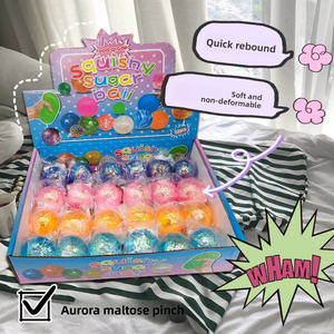 Pelota Antiestrés Sure Glow de TPR y PU, de Subida Lenta, para Aliviar la Ansiedad, Sensorial, para Niñas, Niños, Adultos - Product Image 3