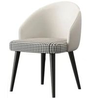 Fauteuil moderne de luxe léger haut de gamme, design tendance, avec dossier et structure en fer, mobilier de restaurant