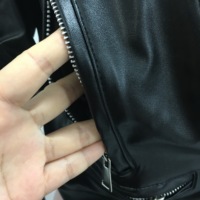 D1201TA09 Veste courte pour femme en cuir PU à fermeture éclair, coupe ajustée, best-seller, Sehe Fashion
