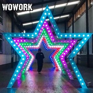<span class=keywords><strong>ไฟ</strong></span>นีออนขนาดใหญ่แบบตั้งพื้น WOWORK ปี 2026 สำหรับตกแต่งทางเดินงานแต่งงาน ฉากหลังเวทีงานแต่งงาน - Product Image 3