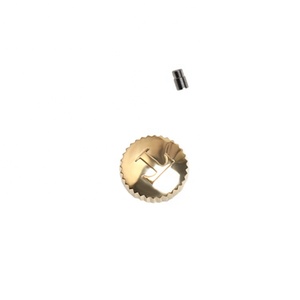 Pièces de rechange de luxe pour montre <span class=keywords><strong>Tissot</strong></span> : Bouton poussoir de remontage en acier inoxydable pour couronne de montre T019 - Product Image 3