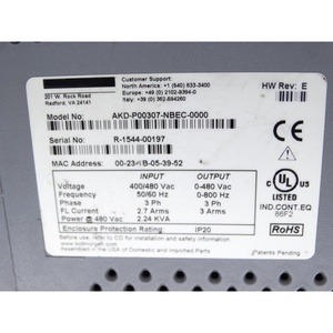 Contrôleur de moteur d'entraînement servo populaire Onduleur AKD-P00306-NAEC-0000 Servo Motor Drive AKD-P00306-NBEC-0000 Servo Drive - Product Image 5