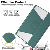 Abnehmbare um Grad drehbare 11-Zoll-PU-Ledertasche für iPad Inklusive Tastatur abdeckung Stifts chlitz Touchpad und Hintergrund beleuchtung