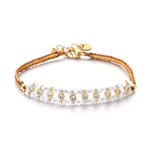 Bracciale in Pietra Naturale Fatto a Mano Stile Francese Gioielli Braccialetti per Donna Regalo all'Ingrosso Texture Raffinata - Product Image 3