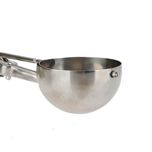 Cuillère à glace en acier inoxydable, ensemble de 3 pièces, outil de cuisine manuel pour la préparation de glaces et de boules de fruits - Product Image 4
