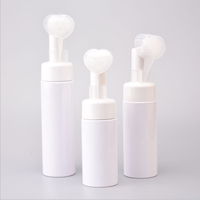 100Ml 120Ml 150Ml 200Ml 250Ml Kosong Pembersih Wajah Berbusa Botol Plastik PET Dispenser Sabun dengan Jantung Botol Pompa Busa