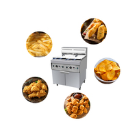 Friteuse électrique haute température de style KFC à pression Équipement de cuisson commercial de grande capacité pour l'industrie du poulet frit et les hôtels