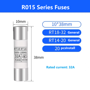 ट्यूव iece ने 10x38 मिमी 1000 वी. सी. सौर ब्लेड फ्यूज लिंक जो 2-पोल फास्ट झटका सिरेमिक बैटरी धारक टिनेड सिडा - Product Image 5
