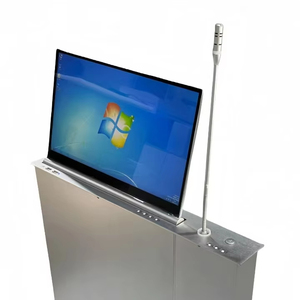 Hệ thống hội nghị Màn hình bảng thông minh không cần giấy tờ với chân đế nâng và thiết bị họp âm thanh micrô với chức năng bỏ phiếu - Product Image 1