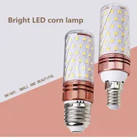 Ampoule LED en forme de maïs, style lustre, AC 220V 110V E27 2835 SMD 2700K 3000K 4000K 6500K, blanc chaud, blanc naturel, ampoule LED
