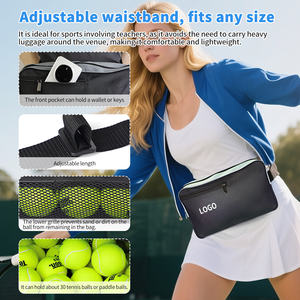 Riñonera de Pickle de tenis de gran capacidad impermeable de gran oferta con logotipo personalizado para Pickleball y entrenamiento de tenis - Product Image 4