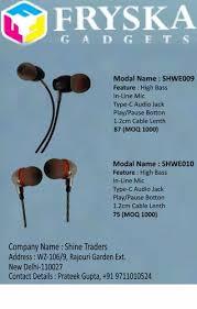 A One Premium High Bass 3.5mm Audio Jack Stéréo Filaire Écouteur pour Smartphones - Product Image 2