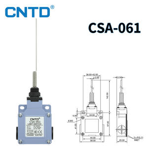 ไมโครลิมิตสวิตช์ CNTD Changde CSA-061 กันน้ำ ทำจากสแตนเลส ปรับความยาวก้านได้ 10A สูงสุด ปัจจุบัน - Product Image 4
