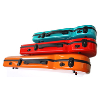 Meilleures ventes d'accessoires pour instruments de musique, étui rigide pour violon triangulaire coloré
