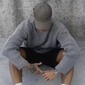 Мужской трикотажный свитер с длинным рукавом - Product Image 2