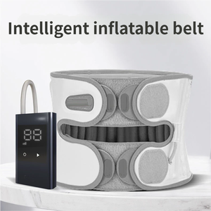 Ceinture de soutien lombaire à traction d'air, nouvelle génération, en tissu respirant en coton, à faible température, pour la colonne vertébrale et la taille - Product Image 5