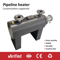 Penjualan Langsung Pabrik MOQ Rendah Pemanas Pipa Tubular 380V 6KW 9KW 12KW untuk Penggunaan Pemanas Pipa Boiler Industri Kecil