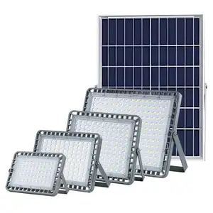 Fabrik preis Solar Flutlicht Außen LED 100W 200W 300W 400W 600W Solar panel Projektor Solar LED Flutlicht