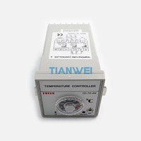 Contrôleur de température analogique FOTEK TC72-AN-R4 72*72, sortie relais, thermocouple de type K, 0-400 ℃   220VAC