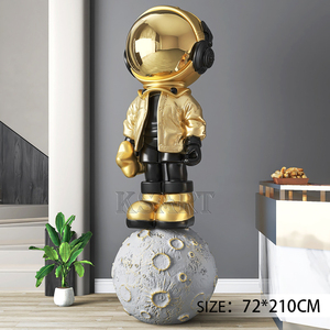 Scultura di benvenuto di Mei Chen statua moderna creativa in fibra di vetro per la decorazione della casa in resina - Product Image 1