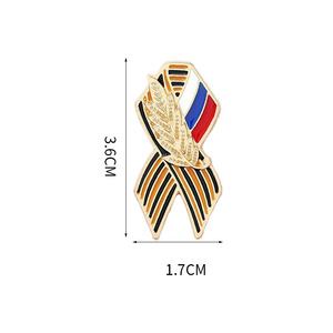 Broche en alliage russe avec finition laquée - Médaille de Saint George, insigne soviétique - Product Image 5