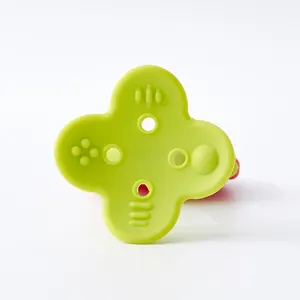 Whosale Chewable bằng gỗ Silicone núm vú giả với clip Silicone bé núm vú chuỗi phim hoạt hình silicon Túi tùy chỉnh