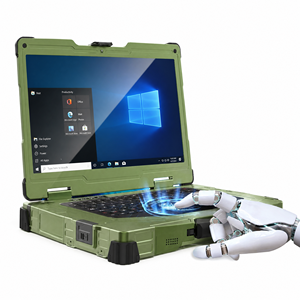 Fully Rugged Laptop Intel Core i9 13th Gen RTX 4060 Dedicated Graphics High Performance Industrial Notebook Sunlight Readable - Product Image 1