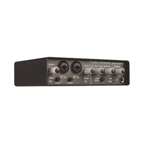 Tarjeta de sonido Q24 2 entradas 4 salidas para grabación de estudio y transmisión en vivo - Product Image 2