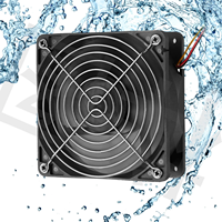 Ventilateur de refroidissement DC 120x120x38mm 12V 24V 48V à haut débit d'air, ventilateur sans balais pour équipement laser, machines CNC, imprimantes industrielles