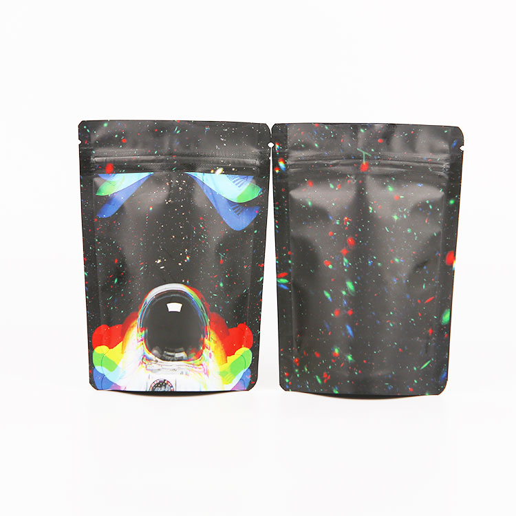 3.5g Cookie Smell Proof Bag plastic Soft Touch Edibles Packaging Matte Doypack Mylar Bags