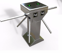 Zento Nouveauté : Tourniquet vertical de haute qualité avec reconnaissance faciale, en acier inoxydable, fonctionnement bidirectionnel