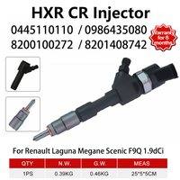 Inyector de Combustible Diésel 0445110110 Compatible con Nissan Renault 1.9d Megane Coach 1.9 F9Q820 F9Q732 F9Q774 Motor