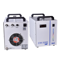 Refroidisseur d'eau industriel S & A CW3000 pour Machine à broche CNC Tube Laser CO2 80W petite Machine de refroidissement à air