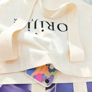 High quality Customized <b>Large</b> Cotton Shoulder Recycle Tote <b>Bag</b> with Embroidered logo for Grocery Storage Travel or <b>Beach</b> Use - Product Image 2