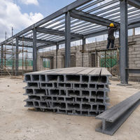 Poutre en T en acier laminé à chaud ASTM A36, finition usine, profilé en acier structurel pour la construction