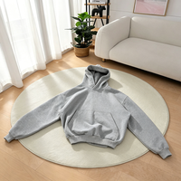 Sweat à capuche ample tendance Y2K de haute qualité pour homme, 100% coton, manches longues, streetwear