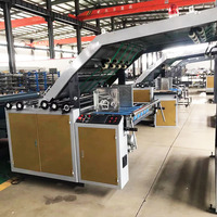 Machine de collage et de laminage de boîtes en carton à grande vitesse pour carton ondulé à 2 couches et carton duplex imprimé offset