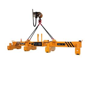 Industrieller Schwerlast-Stahlplattenheber mit Teleskopkran und Permanenthebe-Elektromagnet - Product Image 6