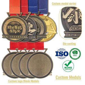 Großhandel Maßgefertigte 3D Zinklegierung Medaillen Vintage Gestanzte Sportveranstaltungs-Medaillen Hersteller Metallhandwerk Auszeichnungen - Product Image 5