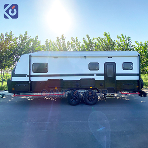 Caravane tout-terrain CAMPTRL avec système d'eau chaude et douche extérieure pour le camping <span class=keywords><strong>en</strong></span> milieu sauvage isolé - Product Image 2